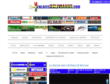 Tablet Screenshot of enlacesbolivianos.com